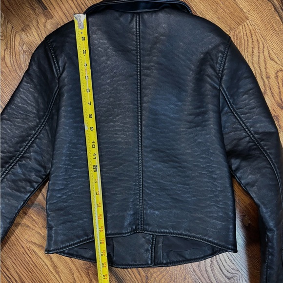 Abercrombie & Fitch Black Faux Leather Moto Jacket - Picture 9 of 9